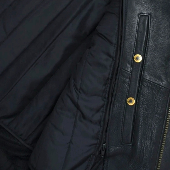 Mastermind - Men's Motorcycle Leather Jacket ๐ - Picture 7 of 9